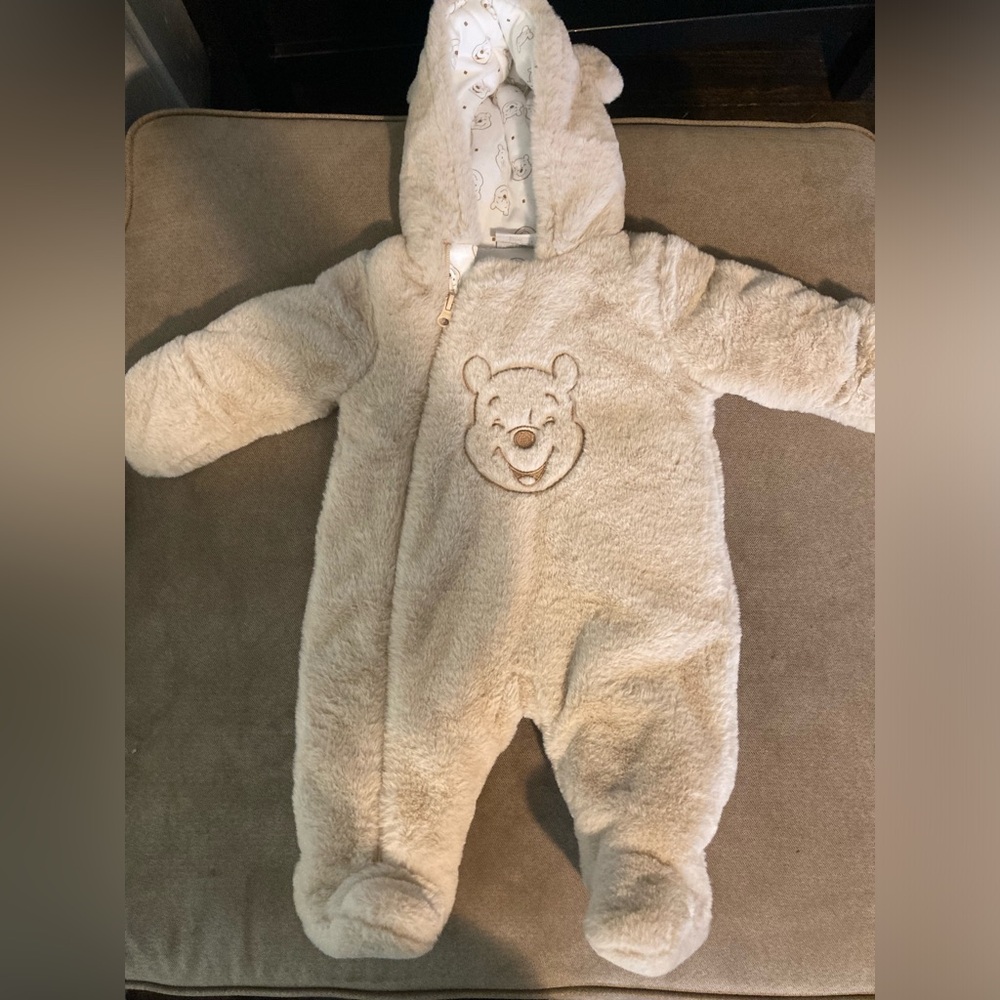 Winnie the Pooh snow suit!